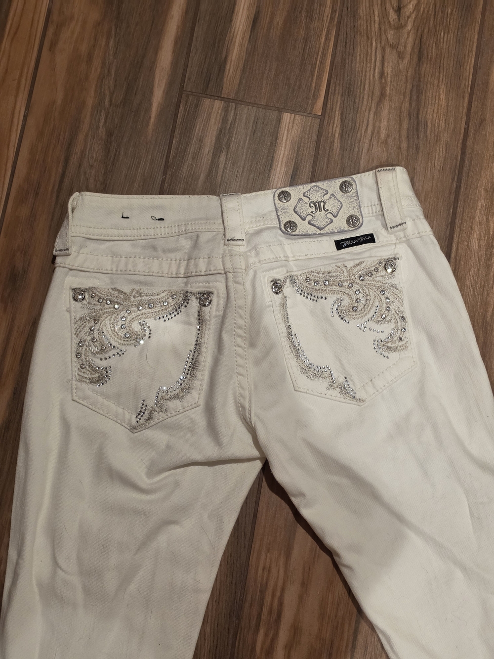Miss Me Cropped Women's Skinny Jeans - Size 25 - Picture 5 of 9
